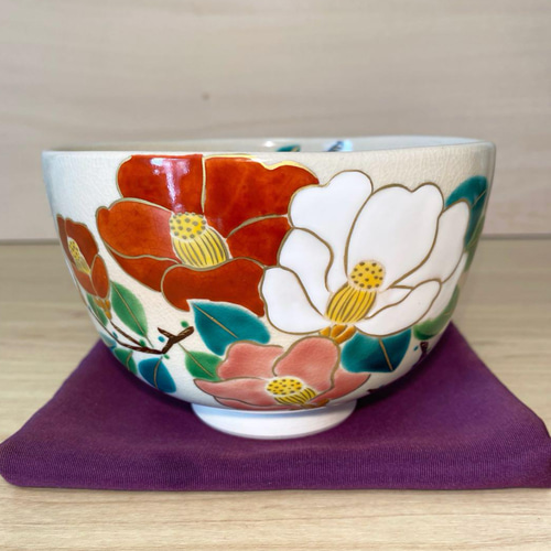 色絵 椿 抹茶茶碗 茶碗・めし碗 清香〜きよか〜 通販 18078415 色絵 椿 抹茶茶碗 茶碗・めし碗 清香〜きよか〜 通販 18078415