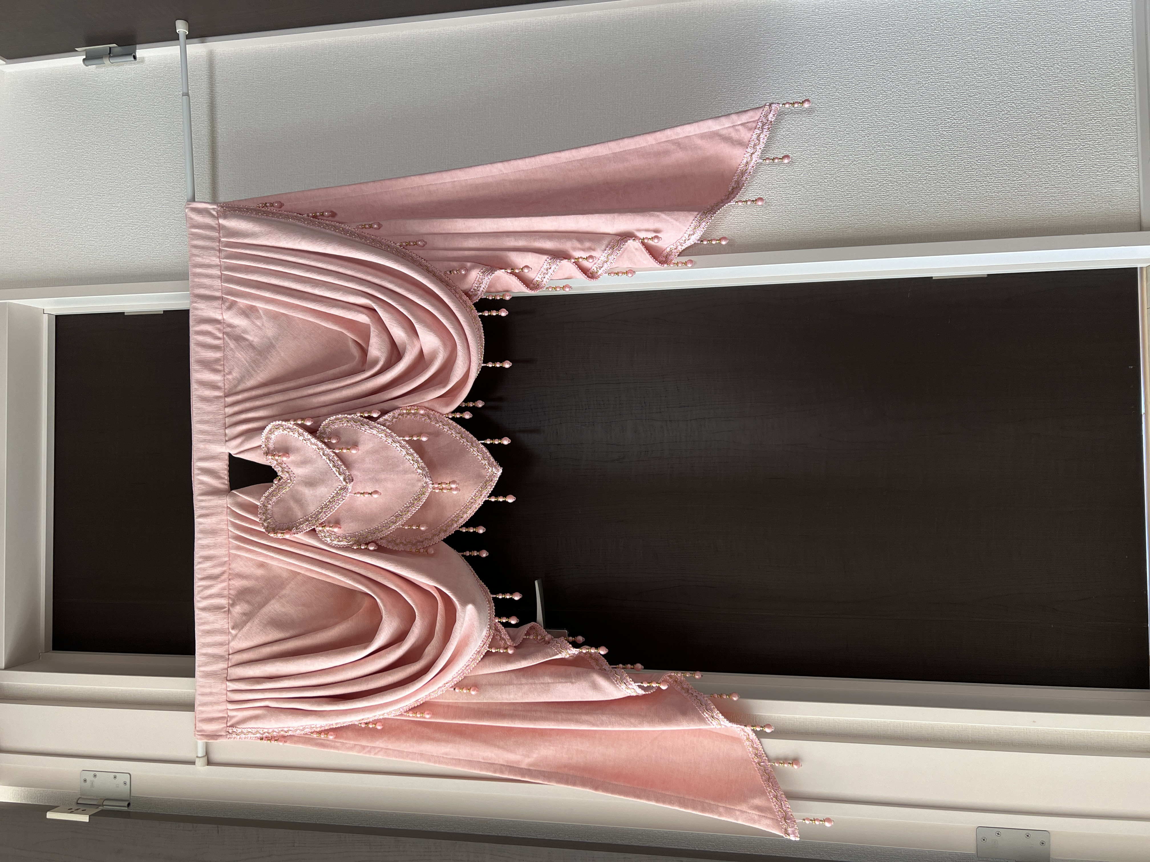 カーテン バランス ドレープカーテン 両開き 2枚入り おしゃれ 高級