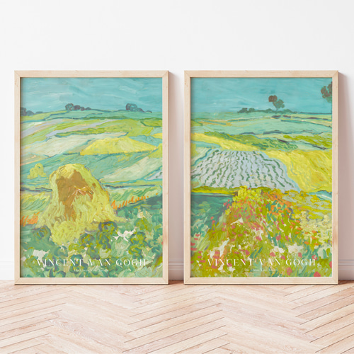 ゴッホ アートポスター アンティーク 風景画 インテリア 絵画 黄色