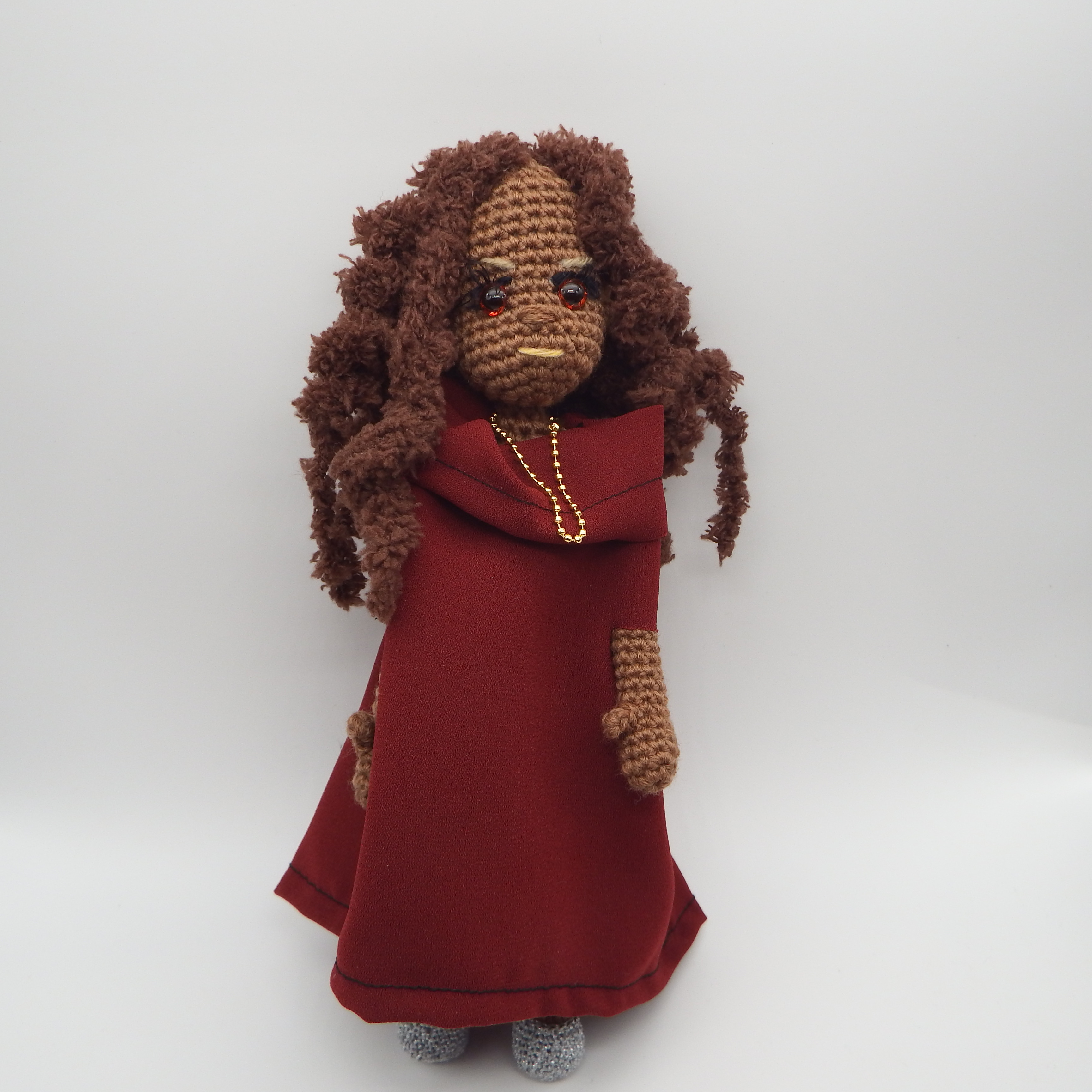 【あみぐるみ】ドレッシーなキャスター　ヒトガタ【277】