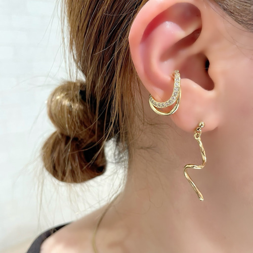 ガルニ　ピアス　イヤーカフ　セット GARNI / Crockery Ear Cuff | glitter ONLINE STORE