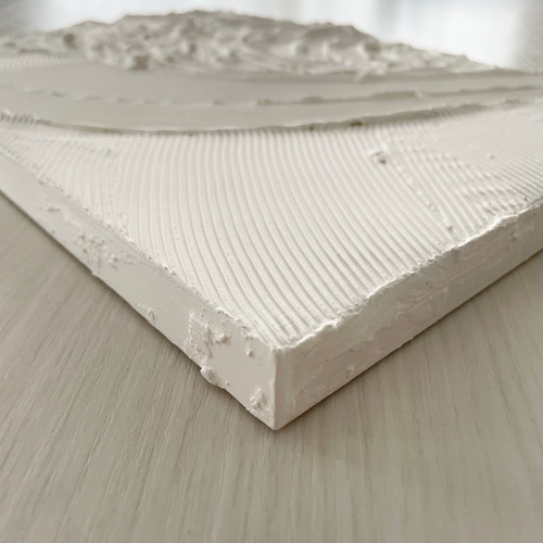 送料無料】【匿名配送】白い絵 【A4サイズ】 アート 絵画 テクスチャ