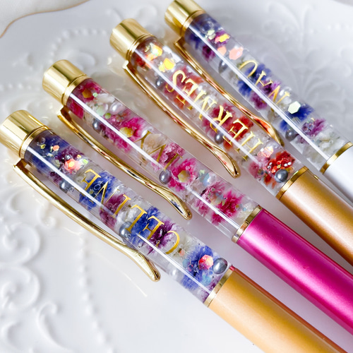 【現品限り☻】替芯orラッピング無料✺お洒落かっこいい✺ ハーバリウムボールペン 現品限り♥】替芯orラッピング無料♪ ハーバリウムボールペン