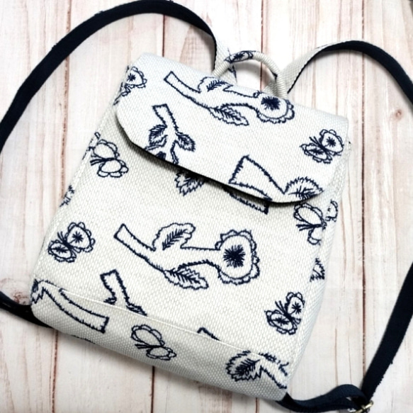 ミナペルホネン ハンドメイド 大人かわいいリュック ミナペルホネン ハンドメイド 大人かわいいリュック ミナペルホネン