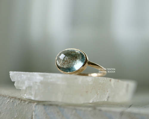 studio ten ten 人魚のアクアマリンリング #12 ずっと触れていたくなる