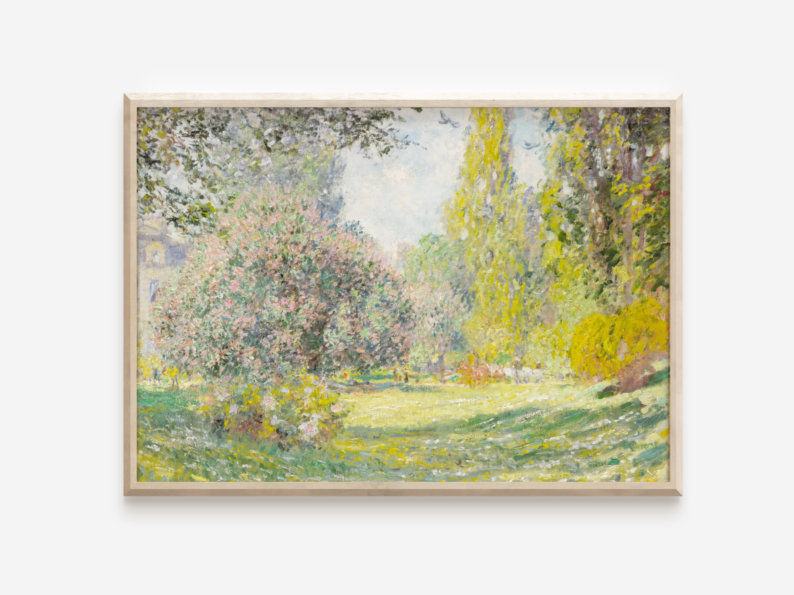 クロード・モネ 【 バラ色のボート 】 高級画集画、状態良