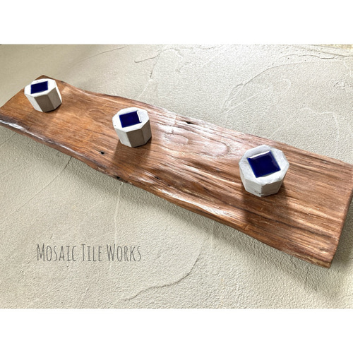 モザイクタイル 天然木 壁掛けフック その他インテリア雑貨 Mosaic