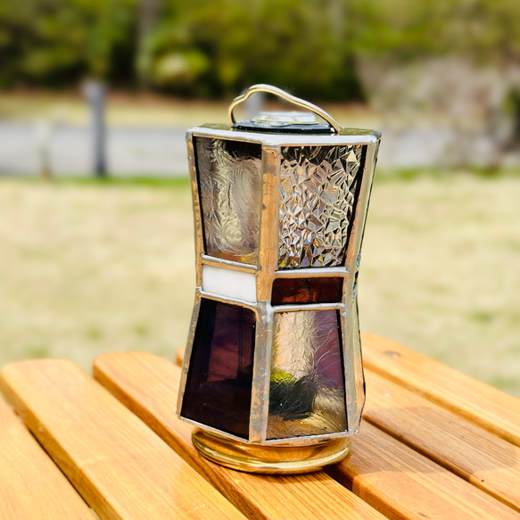 2way Goalzero ステンドグラス ランタンシェード『lume』クリアパープル ゴールゼロ 