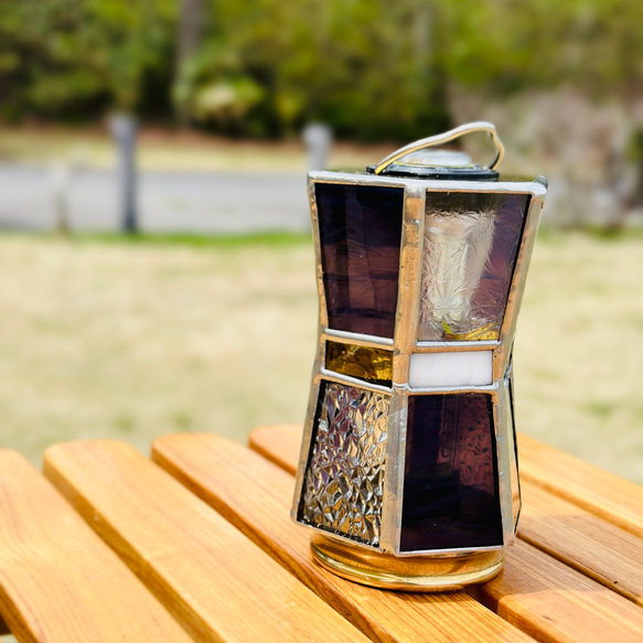 2way Goalzero ステンドグラス ランタンシェード『lume』クリアパープル ゴールゼロ 