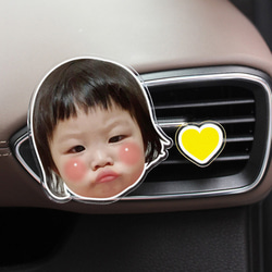アクセサリー車両用 フォトアクリル 子供 犬 プレゼ 6枚目の画像