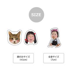 アクセサリー車両用 フォトアクリル 子供 犬 プレゼ 10枚目の画像