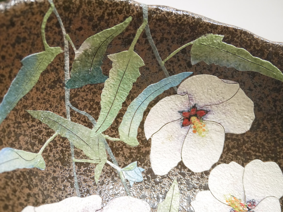 足付き深鉢　高砂芙蓉（たかさごふよう） 3枚目の画像