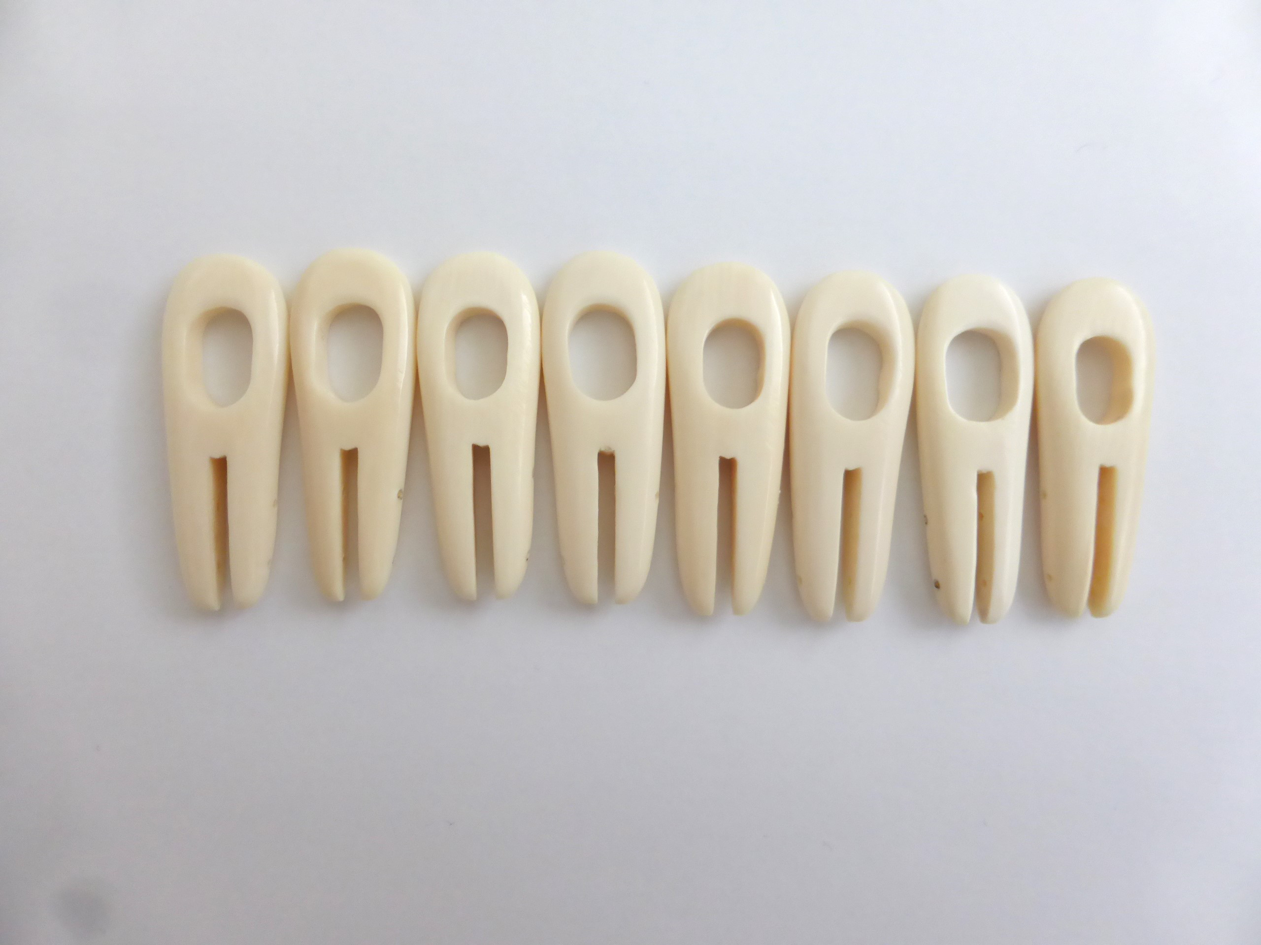 象牙 コキ 8個セット ◇巾着袋・信玄袋用◇