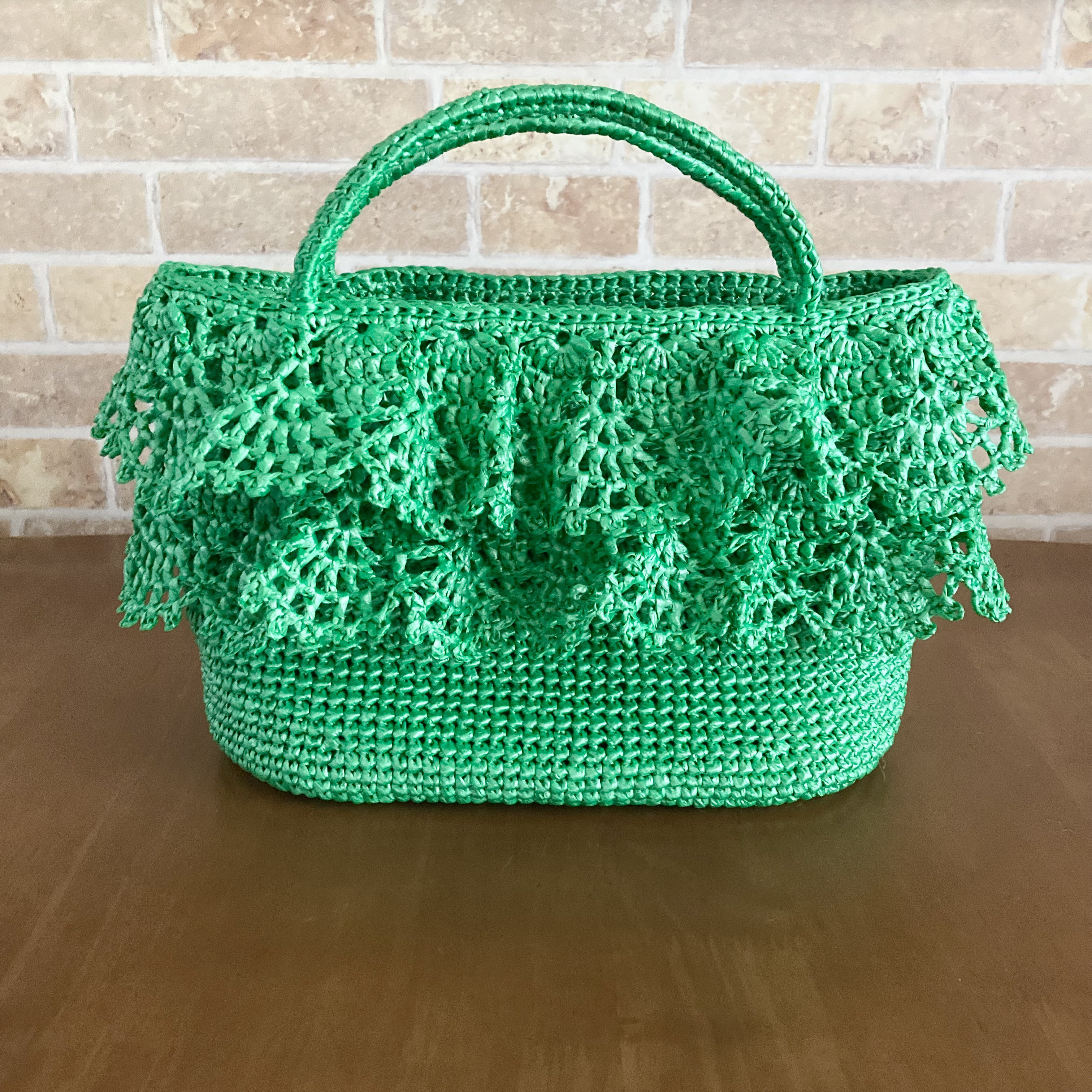 レース刺繍、すずらんかごバッグ レース刺繍、すずらんかごバッグ レース刺繍、すずらんかごバッグ
