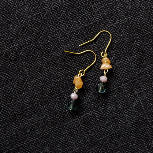 G53【恋を実らせる オレンジアベンチュリン】フレンチクールな色の