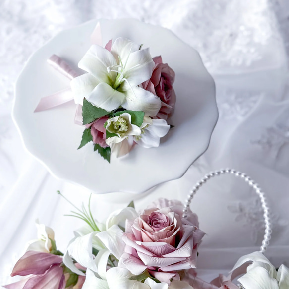 可愛いけど！甘すぎない♡バレリーナブーケ／HIROMIオリジナルバレリーナパールブーケ その他 E1684551358(12870円)