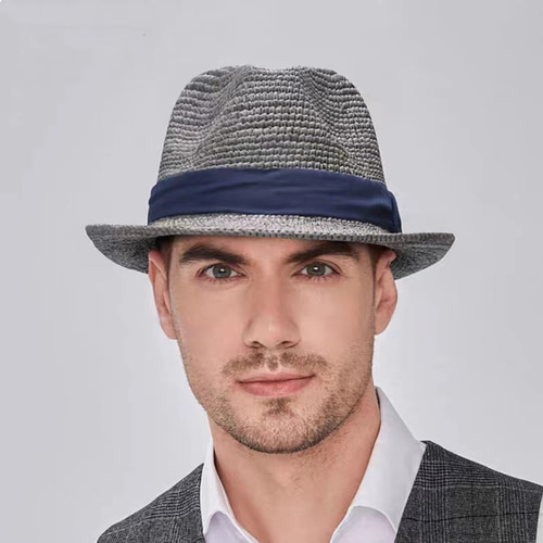 麦わら帽 | nakota ダッヂ ハット 麦わら帽子 グレー