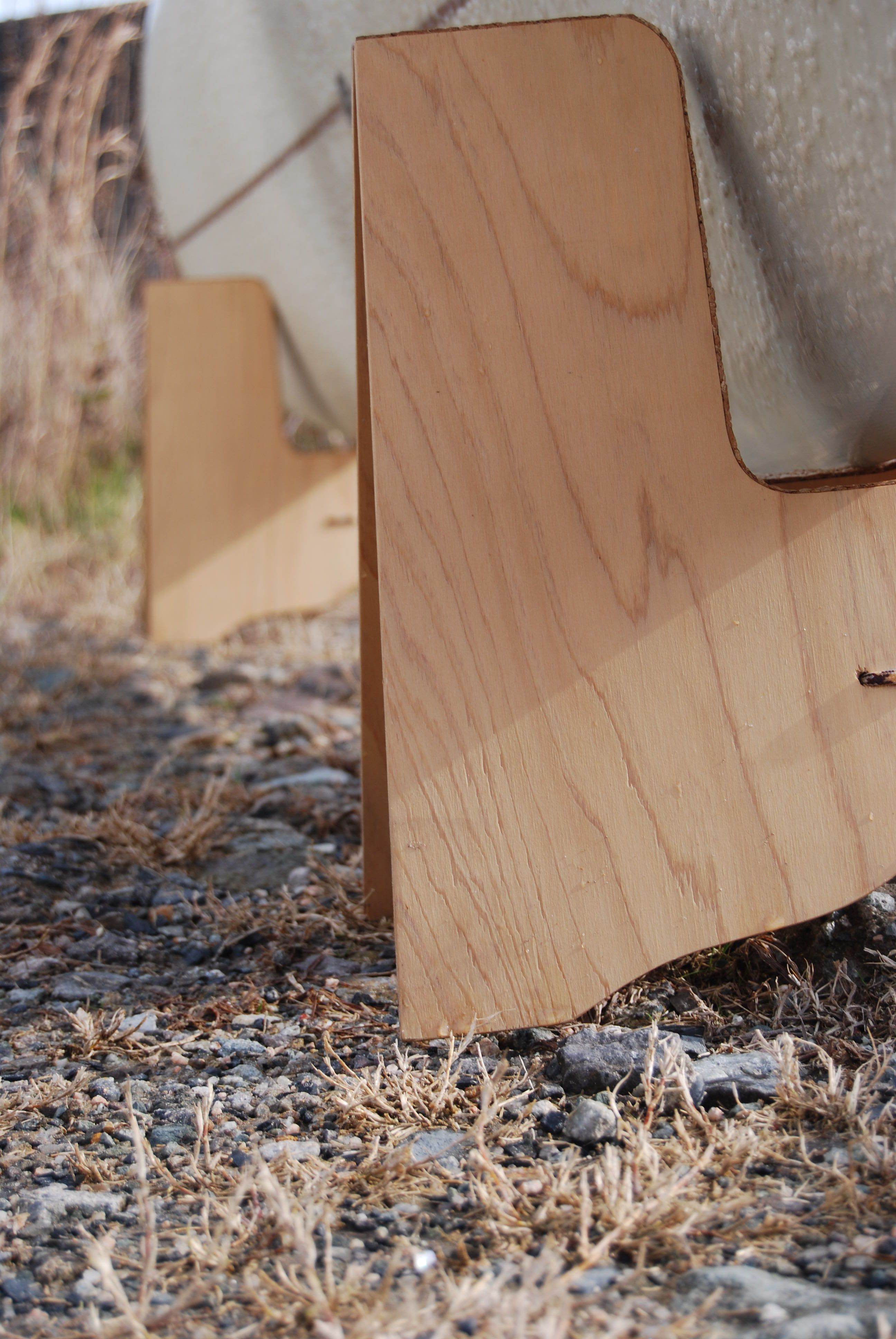 木製サーフボードスタンド《受注製作》２組４個