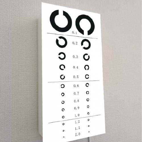 壁掛け】視力検査 眼鏡 メガネ めがね 眼科 店舗 おもしろグッズ