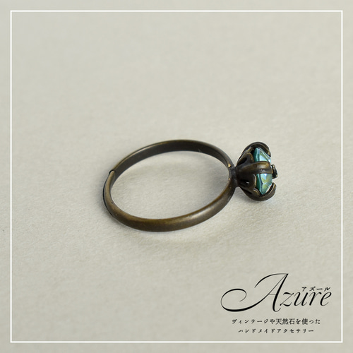 クリスタル指輪型インテリア雑貨 専用ケース付 br001_2.jpg