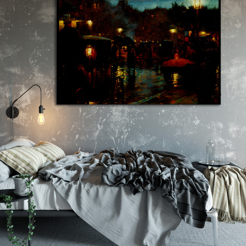 パリの夜景 モノクロアート フレーム付き パリの夜景 モノクロアート フレーム付き エッフェル 塔 絵画