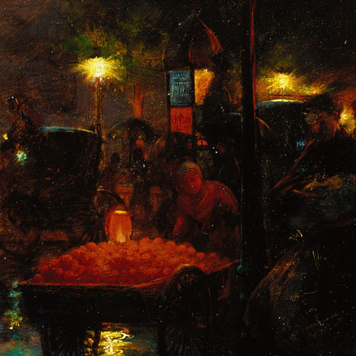 パリの夜景 モノクロアート フレーム付き パリの夜景 モノクロアート