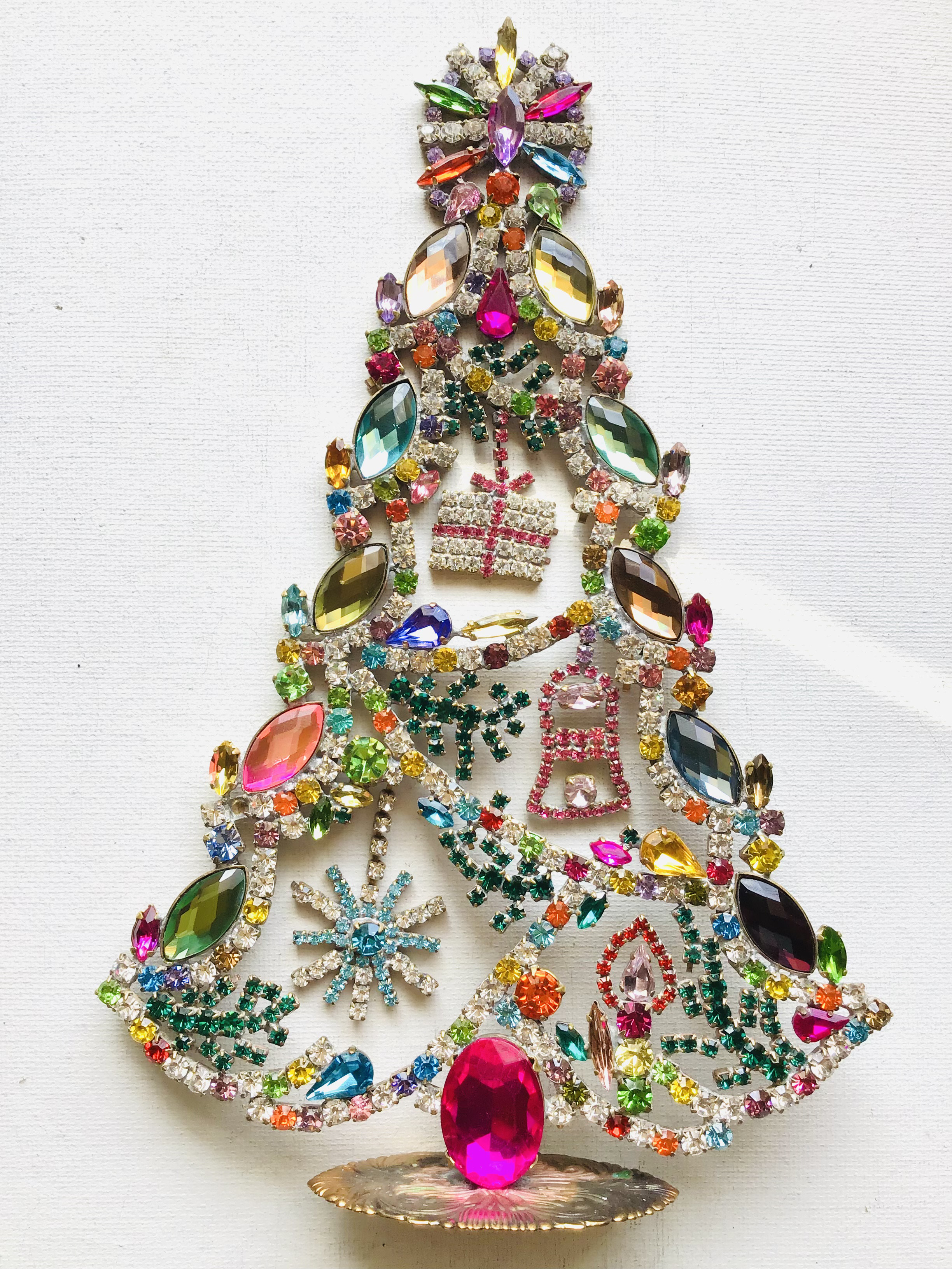 チェコガラス ビンテージ クリスマスツリー ヴィンテージ チェコ