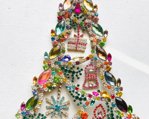 チェコガラス ビンテージ クリスマスツリー ヴィンテージ チェコ