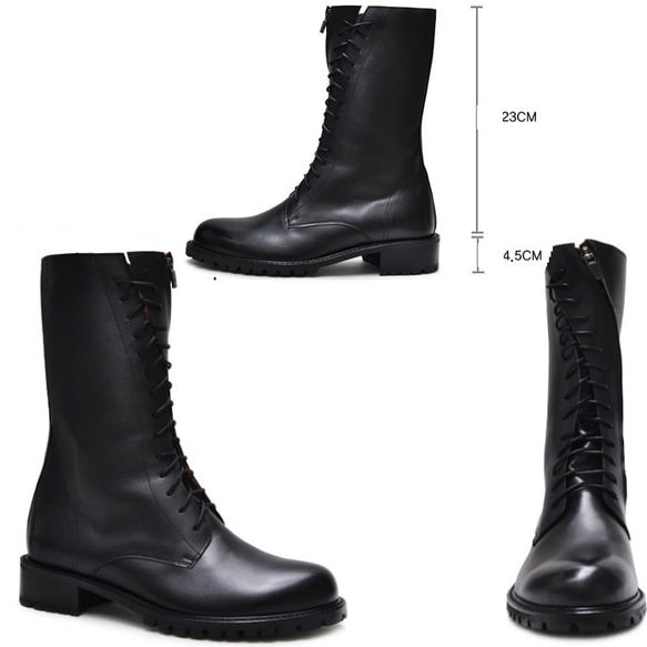 レースアップブーツ レザーブーツ メンズブーツ ブーツ 本革 大きいサイズ 靴 小さいサイズ 靴 lav 