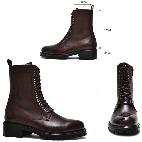 レースアップブーツ レザーブーツ メンズブーツ ブーツ 本革 大きいサイズ 靴 小さいサイズ 靴 lav 