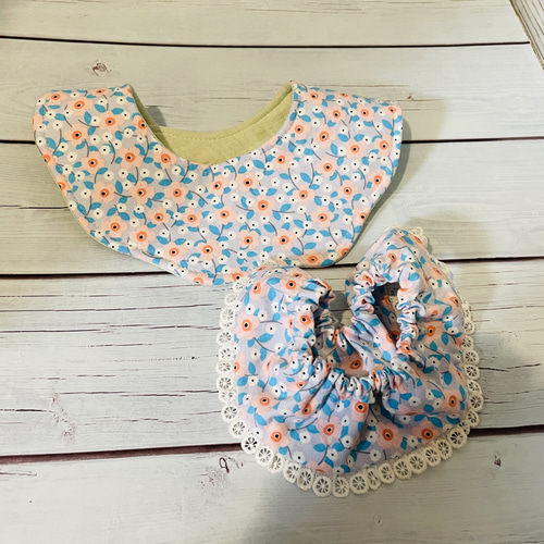 ママのお揃いシュシュと替ええりスタイのセット リバーシブル STC3