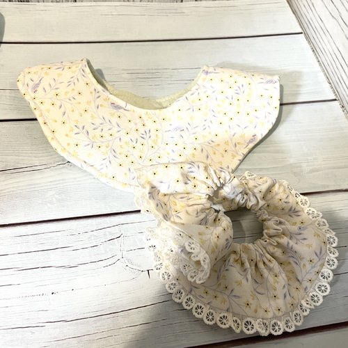 ママのお揃いシュシュと替ええりスタイのセット リバーシブル STC3