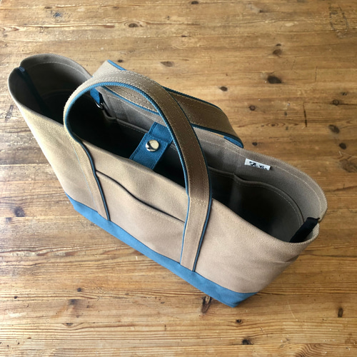 8号帆布♡Lサイズ♪ベーシック♡トートバッグ♡ダークグレー♪ ☆ハンドメイド 楽天市場】トートバッグ A4サイズ対応 台形 a4 le onde ルオンド