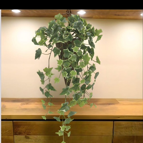 光触媒　観葉植物　ウォールグリーン　壁掛け　ウオールタイプアイビー45 光触媒 人工観葉植物 ウォールグリーン フェイクグリーン 壁掛け