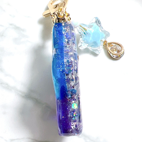 シャカシャカ シェイカーキーホルダー 星 スター オイルなし