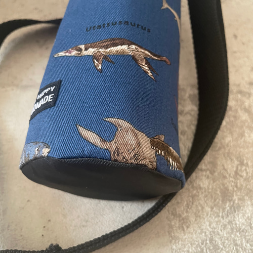 ハンドメイド オーダー 水筒 カバー 恐竜 恐竜大行進＊水筒カバー保冷ペットボトルカバーサーモスハンドメイド