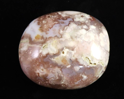 フラワーアゲート 瑪瑙 メノウ 68mm ポリッシュ 221g #91064 天然石