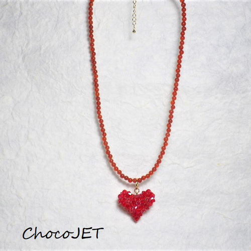 スワロフスキー ネックレス レッド×クリスタル Amazon | スワロフスキークリスタルリーフネックレス赤で/リーフ