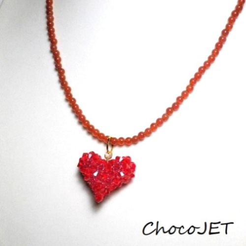 Swarovski クリスタルビーズネックレス スワロフスキーで作るクリスタルネックレス/Crystal Necklace