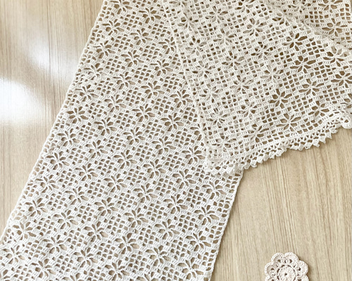 ✴️23日まで　レース編み　大判　ハンドメイド ✴️23日まで レース編み 大判 ハンドメイド ✴️23日まで