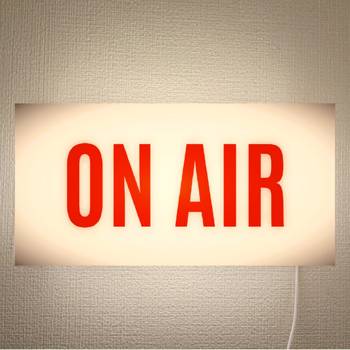 80年代 ビンテージ 旭音楽産業 ON AIR サイン 照明 レトロ 当時物 壁掛け】ON AIR オンエア スタジオ ラジオ アメリカンレトロ 映画