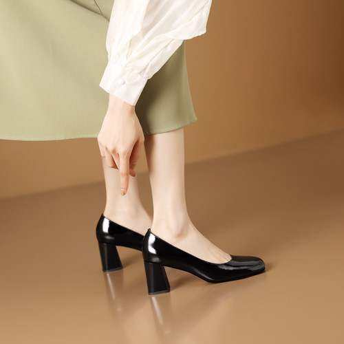 良品 綺麗 TOD'S ハラコ レザー ラウンドトゥ ハイヒール ブーティ