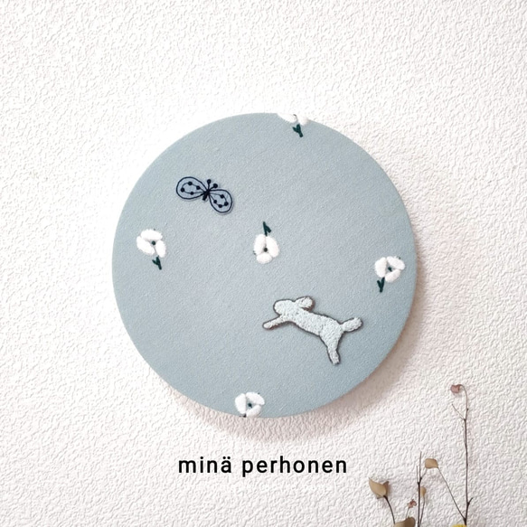 ファブリックパネル ミナペルホネン 丸型 サークル オハヨー