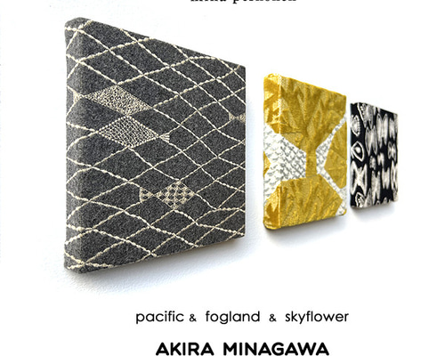 限定SALE ミナペルホネン ファブリックパネル3枚set 「pacific