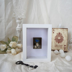 「ただひとりとりになりたい」　ボックスアート　立体コラージュ 2枚目の画像