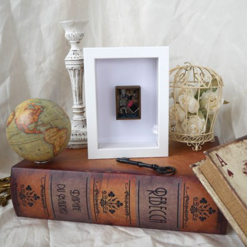 居場所」 ボックスアート 立体コラージュ 立体・オブジェ