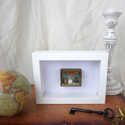 「良くも悪くも」　ボックスアート　立体コラージュ 2枚目の画像