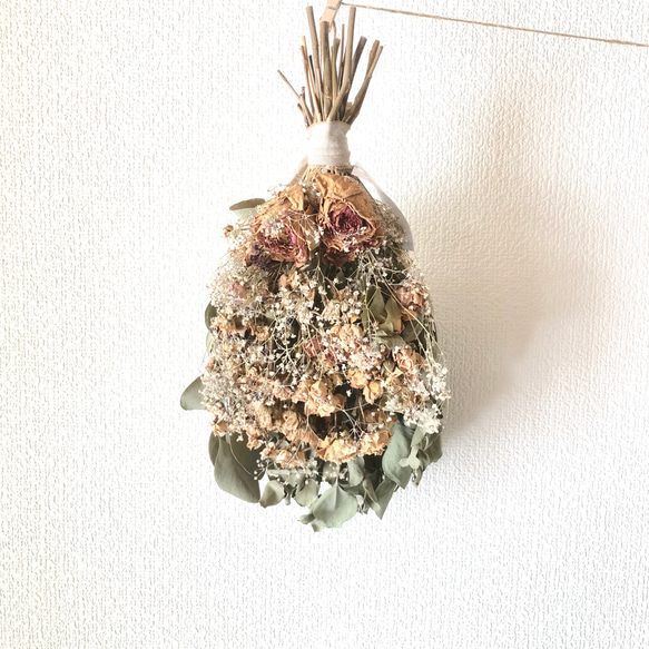 ◇ユーカリ&カスミソウミニリースset◇ナチュラル ユーカリリース