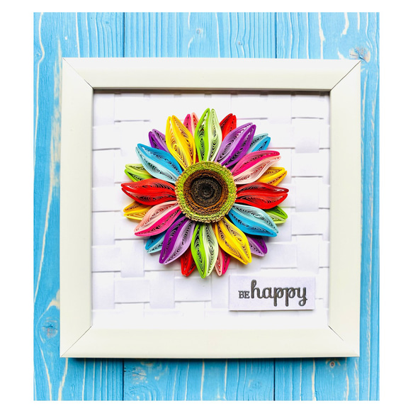 色鉛筆、パステル画 オリジナル原画「Pink Cat」ペーパークイリング