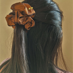 シルクタフタシュシュ〈ペールトーン・ピーチ〉First川俣シルク プチギフト サスティナブル 7枚目の画像